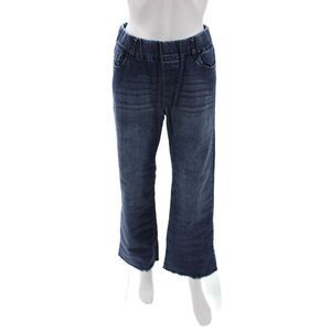 Flog Womens Cropped Wide Leg Dark Blue Jeans Size 29